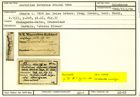 Karteikarte zum Holotyp von Dentalina deformis Stache, 1864